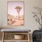 Joshua Tree III Blush by Elizabeth Urquhart Canvas Wall Art Print Framed